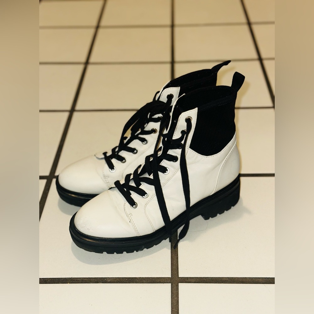 🤍KENNETH COLE white leather boots - Picture 11 of 14